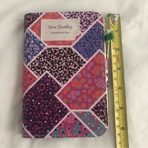 Vera Bradley Other - NWT Vera Bradley small pink/purple journal with gold pen.
